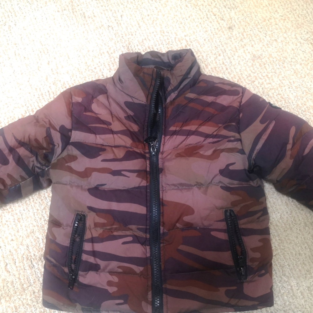 Appaman Boys Camo Puffer Jacket Size 12-18
